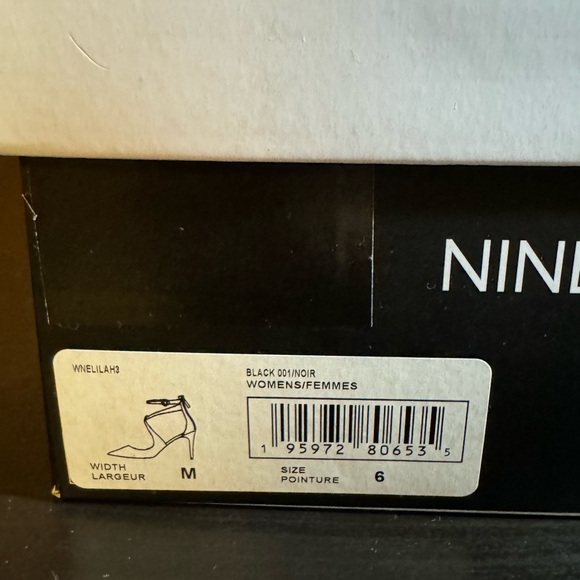 Black NINE WEST High Heel Size 6 - Picture 8 of 11